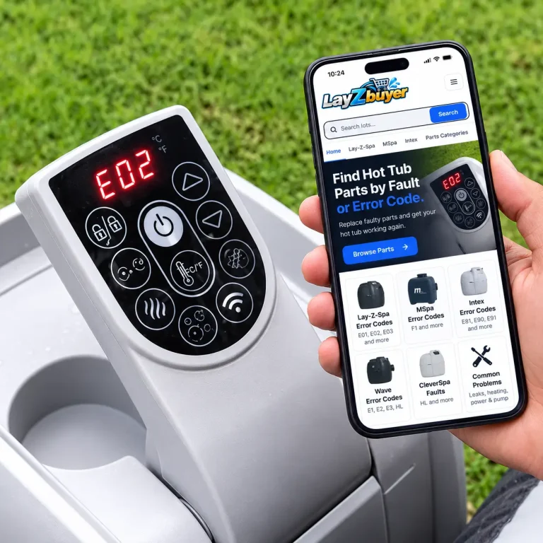 Inflatable Hot Tub Parts by Fault & Error Code